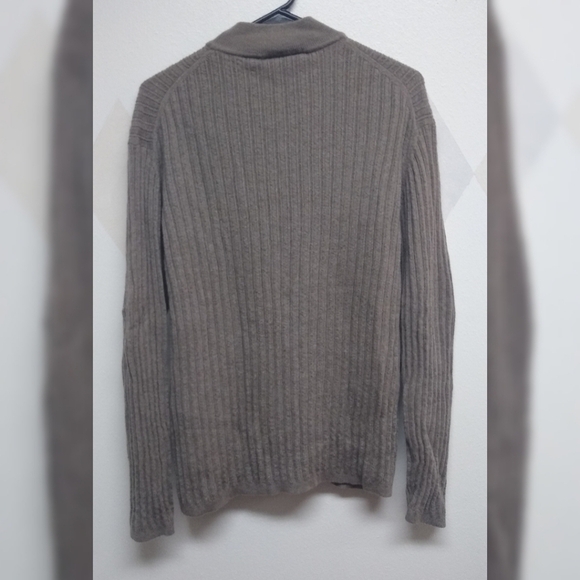J Ferrar men's merino wool pullover large sweater - Picture 2 of 4